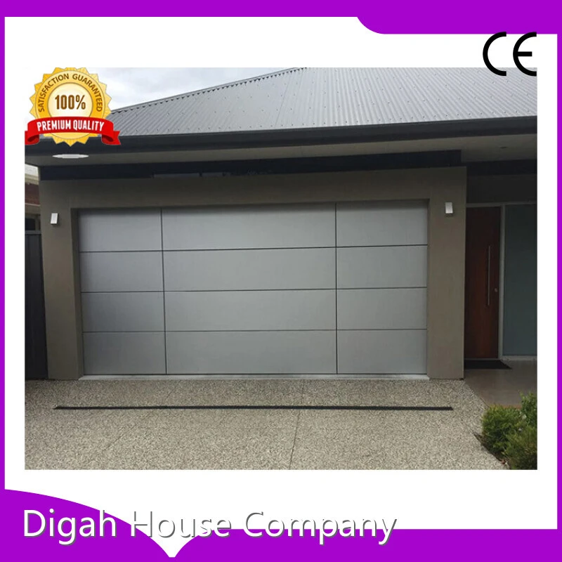 Contemporay Sectional Door Remote Control 9x7 Alucobond Overhead Garage Door 1