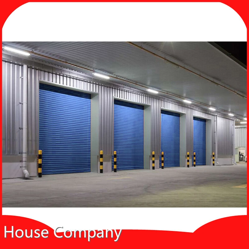 Economic Long Life Windproof Customized Color Galvanized Steel Roll Up Door For Industry 1