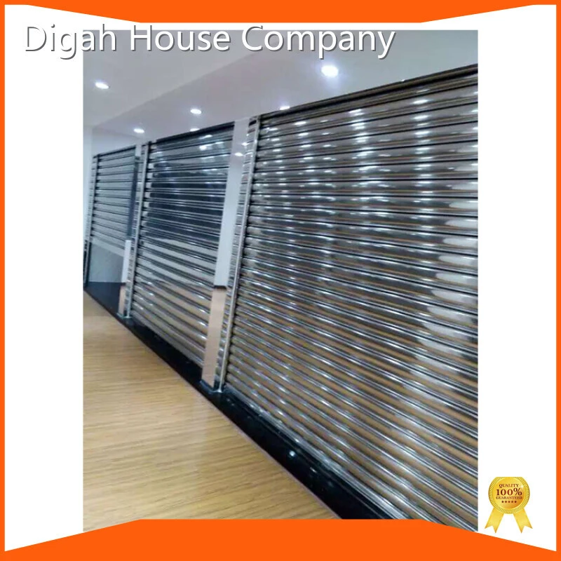 High Security Roller Shutters Auto Remote Control Stainless Steel Rolling Up Shutter Doors 1
