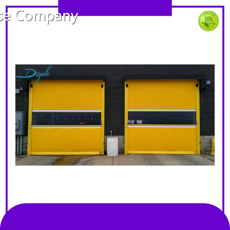 Commercial Rapid Shutters Automatic PVC Fast Door High Speed Fabric Roll Up Doors 1