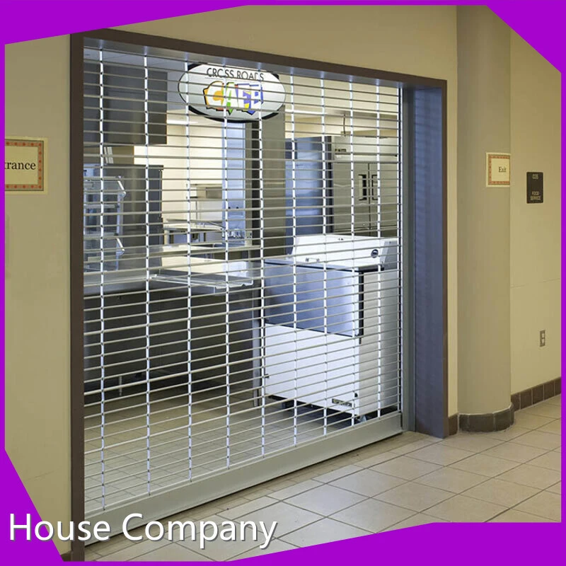 High Security Grill Roller Shutters Counter Aluminium Rolling Up Griller Shutters Custom Designs Auto Grill Doors 1