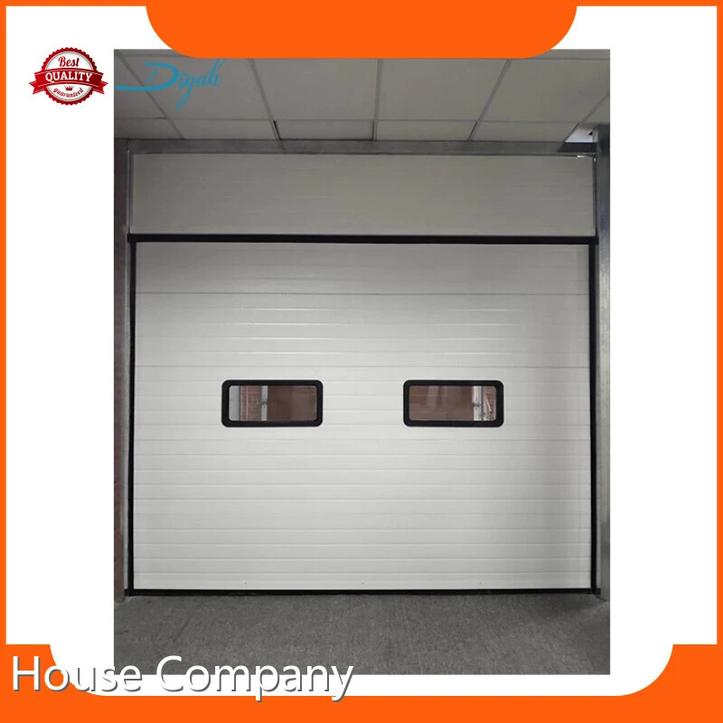 External Industrial Warehouse Dock Door Commercial Metal With Polyurethane Inside Sectional Doors 1
