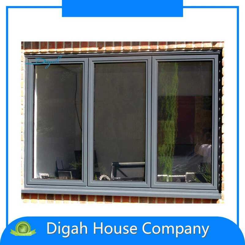 Modern Glass Swing Window Thermal Insulation Aluminum Double Glass Swing Sliding Windows In China 1