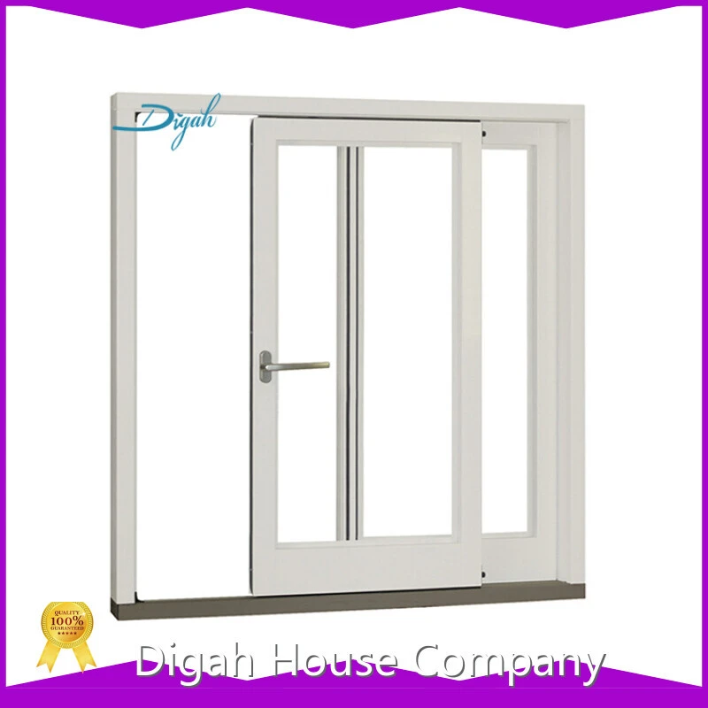 Hot Sale White Aluminum Double Glazed Glass Windows House Sliding  Custom Window and Door 1