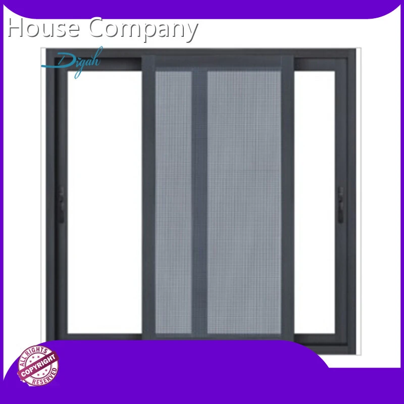 Aluminum Frame Glass Windows House Bathroom Frosted Glass Sliding Windows With Screens 1