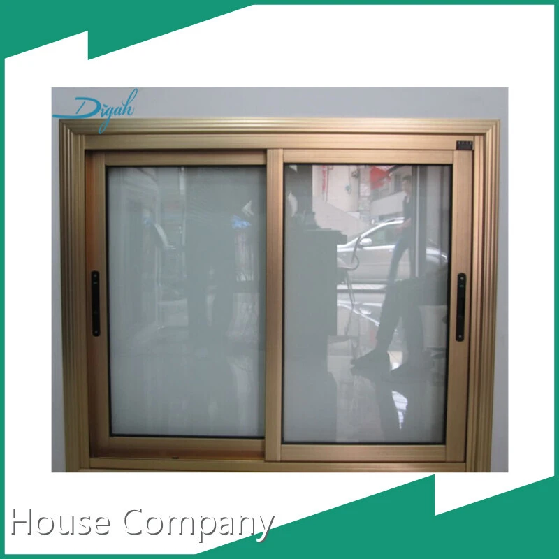 Latest Aluminium Windows Customized Tempered Glass Sliding Windows For Reception Area 1