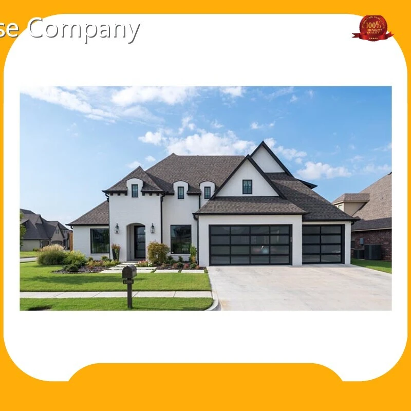 Contemporary Exterior Insulation Glass Garage Doors Automatic Aluminium Overhead Door 1