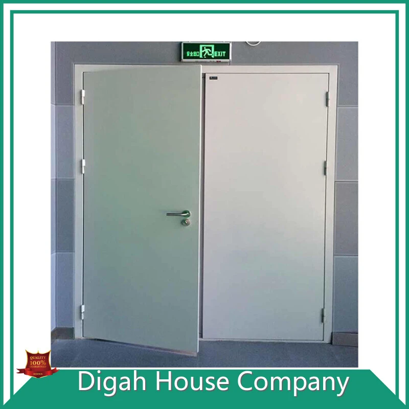 Wholesale Fire Doors Customized Good Quality Half Hour Fire Rated Exterior Secure Prehung Steel Doors 1