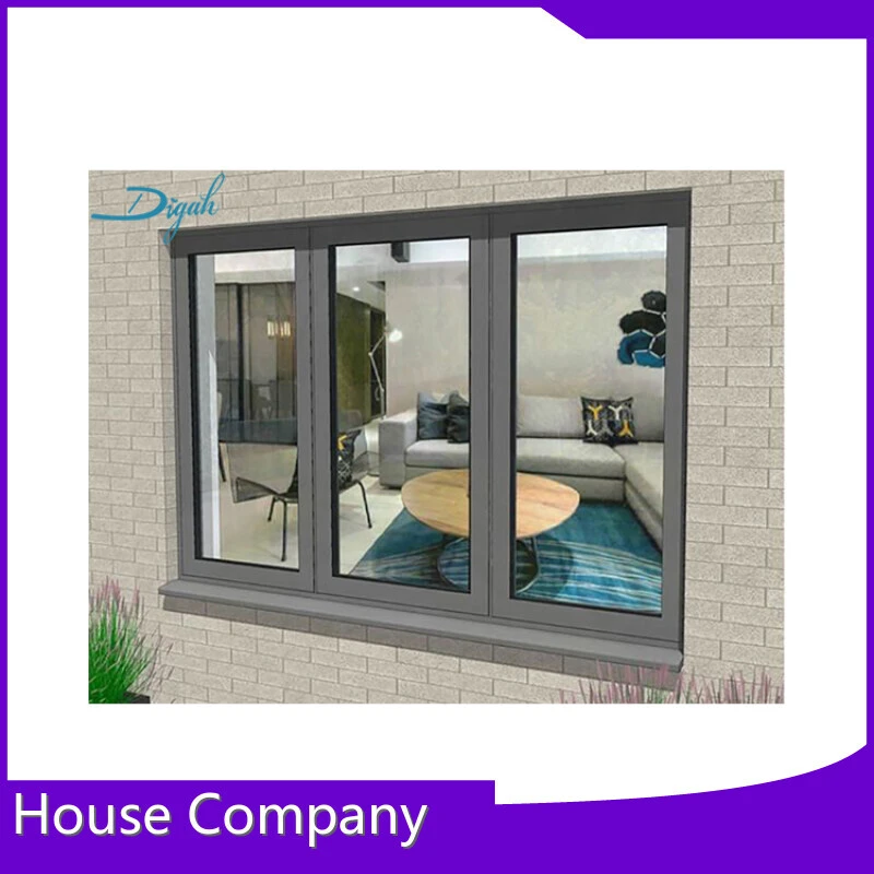 New Design Aluminum Window Beautiful Strong Aluminum Double Glazed Glass Windows 1