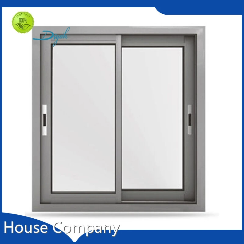 House Aluminum  Glass Windows Light Grey or Custom Colors Aluminum Frame Sliding Opening Window 1