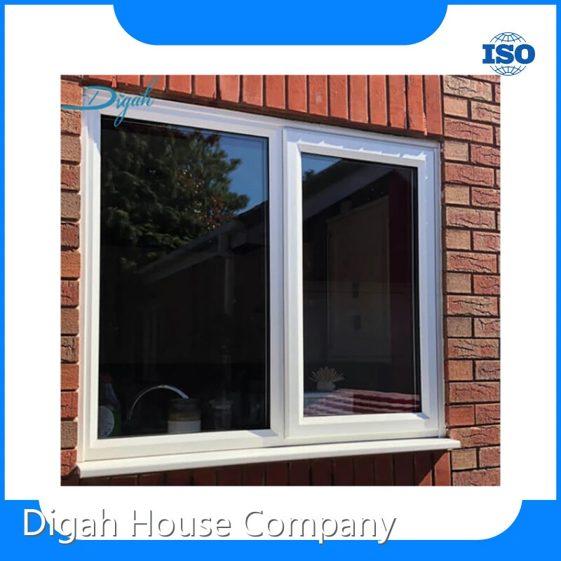 Thermal Break Aluminum Windows Commercial White Aluminium Frame Glass Windows For Sale 1