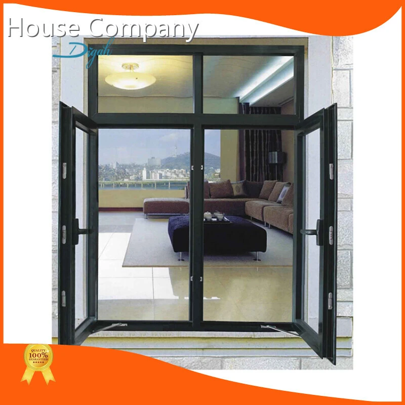 Residential Insulated Glass Windows High Performance Custom Aluminum Glass Window 1