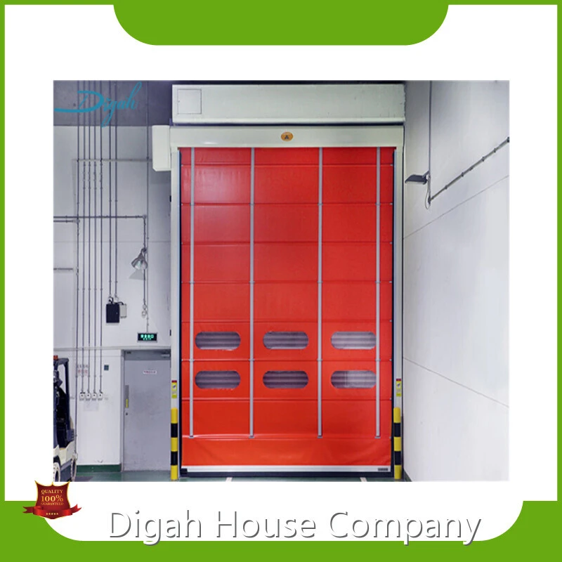 Easy Install Fast Roller Up Doors High Speed Plastic PVC Rolling Shutters Fabric Roll Door 1