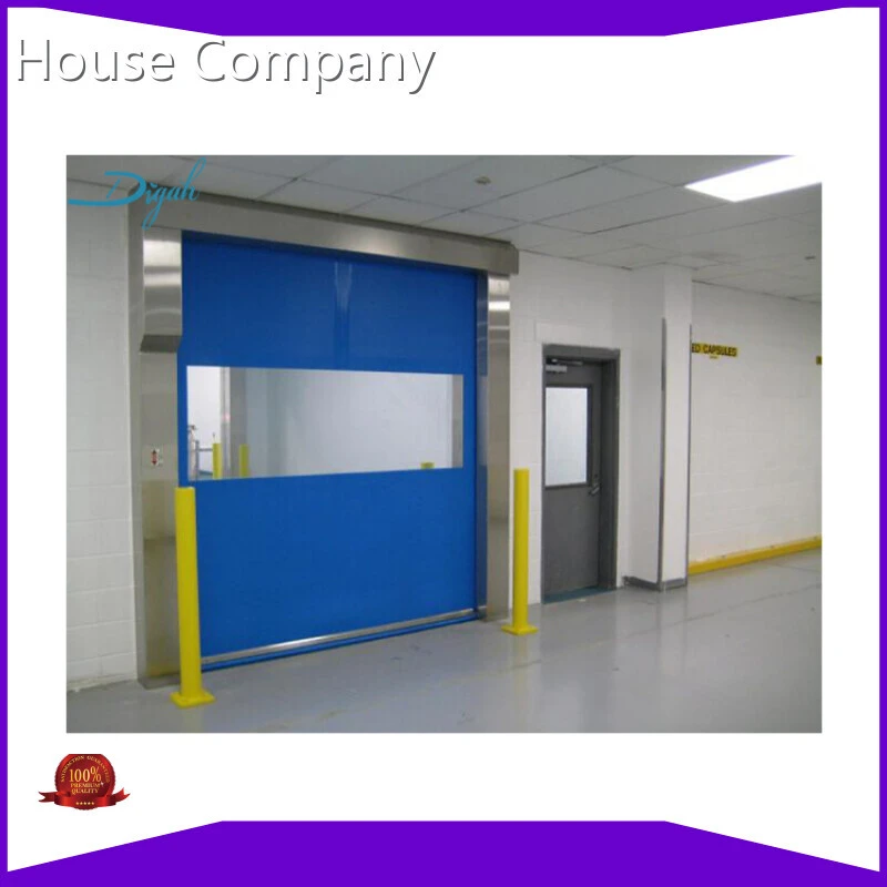 Workshop High Speed Vinyl Roll Up Doors Fast Speed Rolling PVC Shutter Door 1