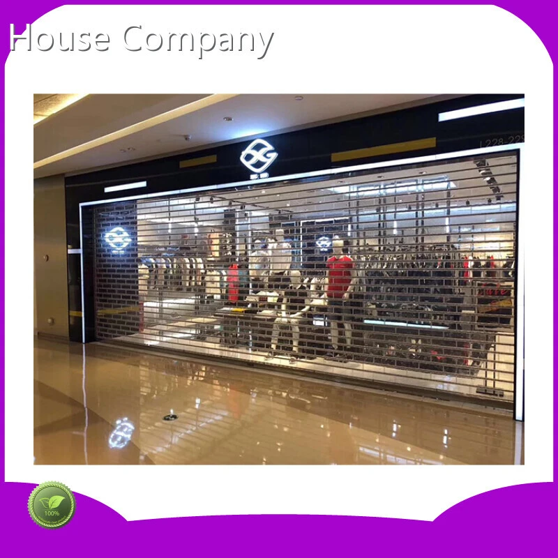 Economic Shopping Roller Doors Transparent Polycarbonate Rolling Shutters 1