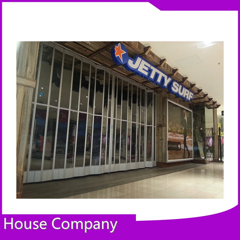 Customized Transparent Folding Sliding Shutters High End Accordion Polycarbinate Doors Factory Price 1