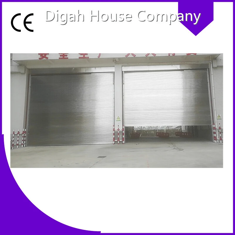 Automatic Security Roller Shutters Vertical Rolling Up Stainless Steel Romote Control Shutter Doors 1