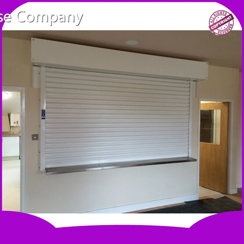 Fireproof Heat Insulated Motorized Wall Button Aluminum Security Window Insulated Roller Shutters 1