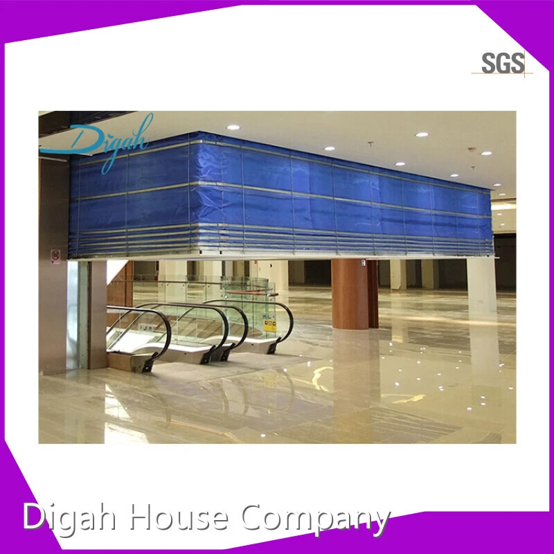 Internal Fire Rated Shutters Indoor Inorganic Fabric Fireproof Folding Doors 1