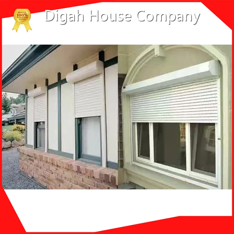 Weather Proof Customized Color White Aluminum Security Roller Window Shutters Exterior For House 1