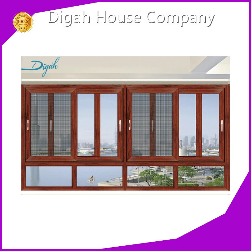 House Glass Windows Anti-mosquito Aluminum Frame Sliding Window With Screen 1