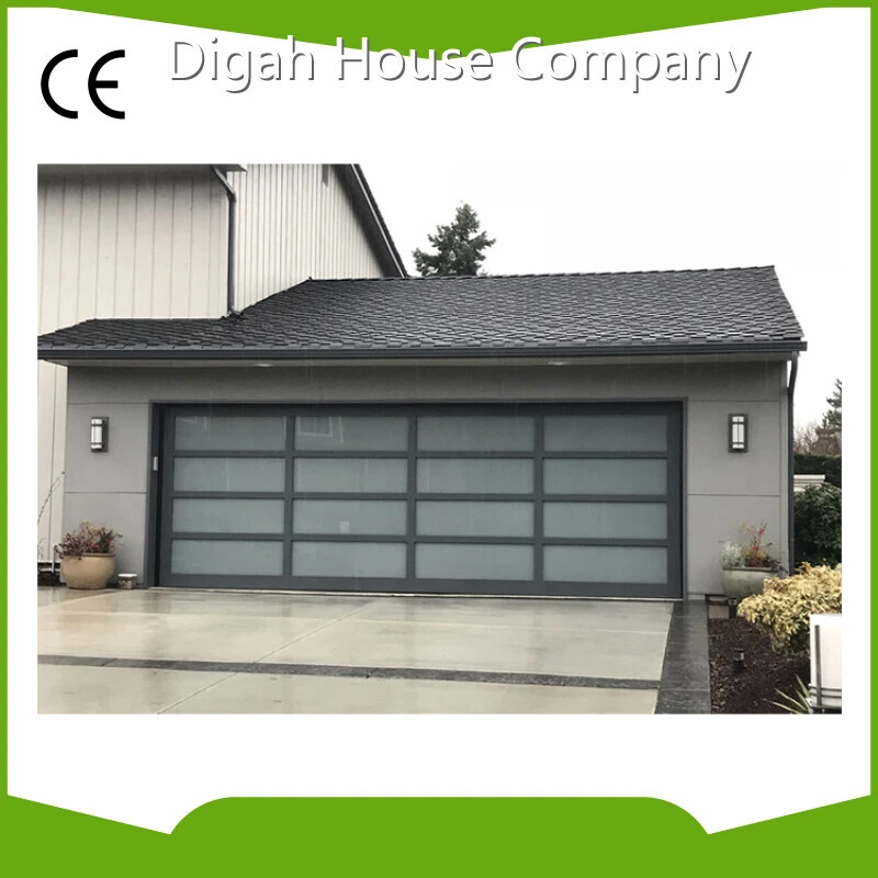 Cheap Price Automatic Overhead Doors Single Glass Garage Door 1