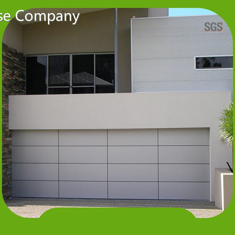 Modern Composite Panel Insulated Garage Doors Alucobond Overhead Door 1