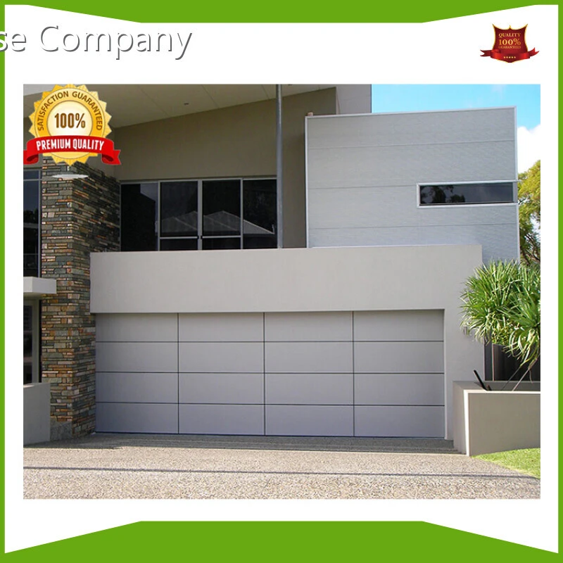 Modern Compistie Panel Insualted Garage Doors 9x8 Alucobond Overhead Door 1