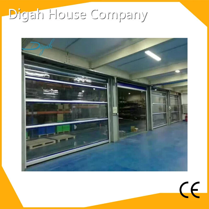Fast Industrial Rolling Up Shutter Door Industrial High Speed PVC Roller Doors 1