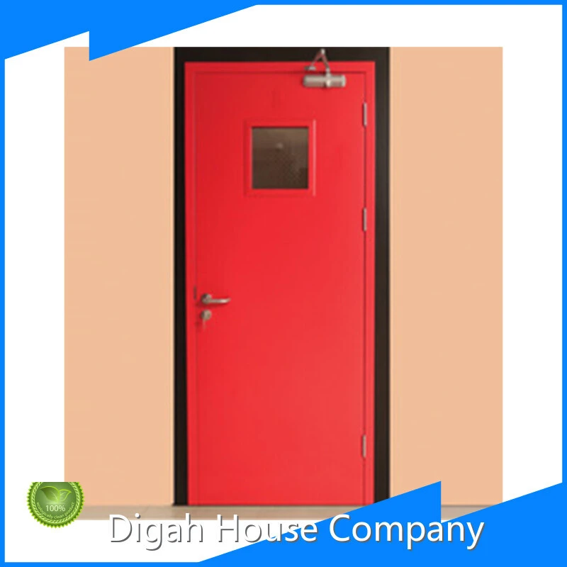 Popular Fire Secure Door Best Security Fire Rated Front Doors Exit Fire Resistant Door With Window 1