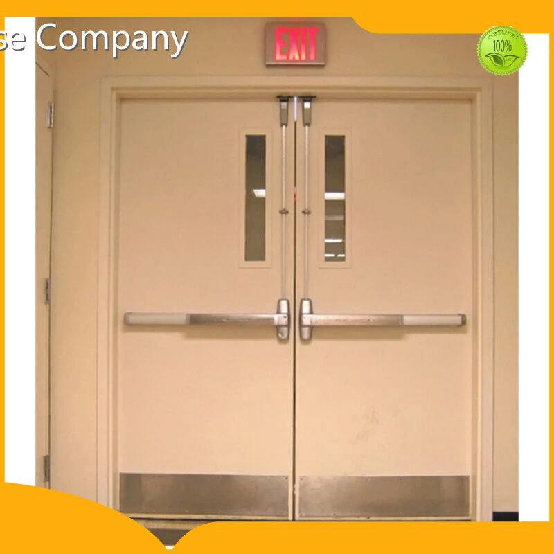Emergency Exit Safety Door Cheap Steel 1 Hour Fire Resist Entrance Double Flush Interior Fire Rated Doors 1