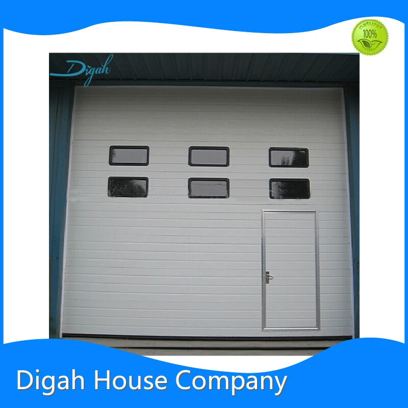 High Safety Lift Up Door With Pocket Door Industrial Sectional Overhead Warehouse Door 1