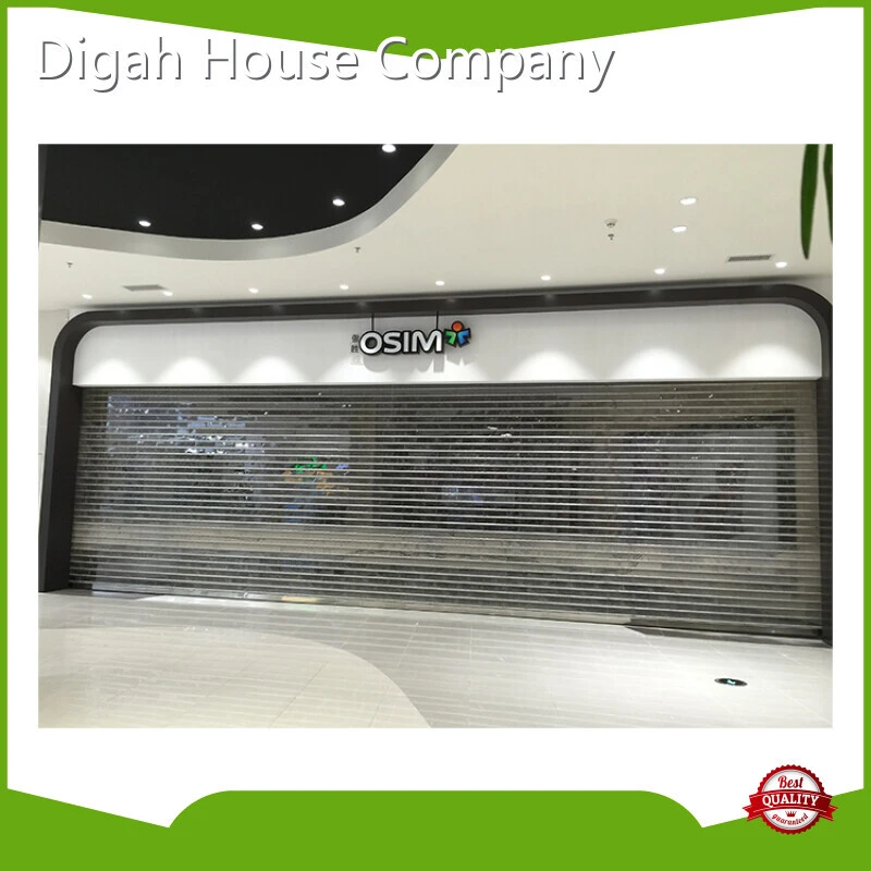 New Design Plastic Roller Shutters Shop Transparent Polycarnbonate Roll Up Doors For 24 Hours Display 1