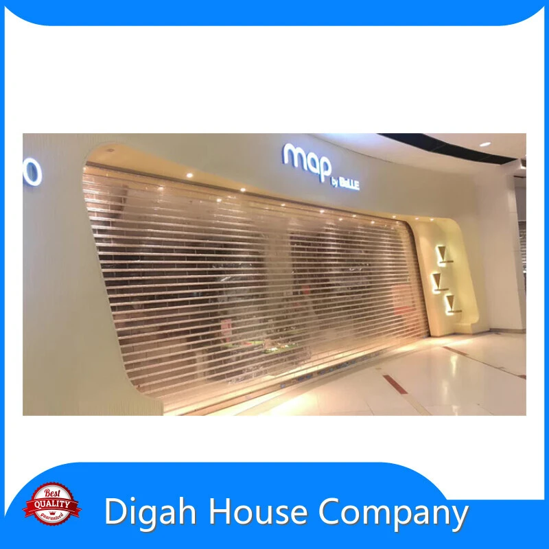 New Design Plastic Roller Shutters Shop Transparent Polycarnbonate Roll Up Doors For 24 Hours Display1 1