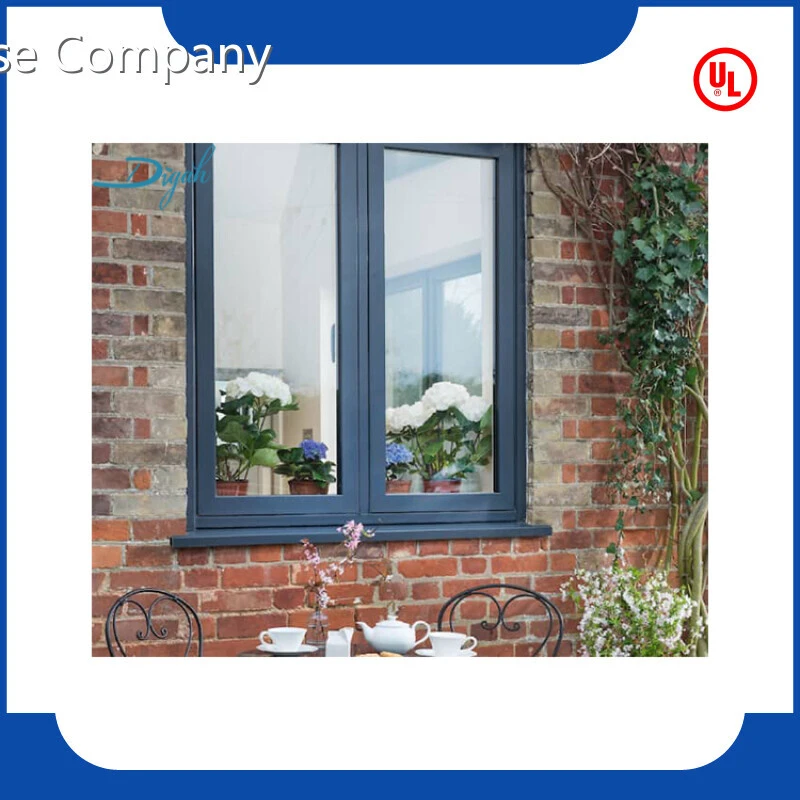 Guangzhou Modern Glass Window Interior Insulation Silver or Custom Color Aluminum Glass Window 1
