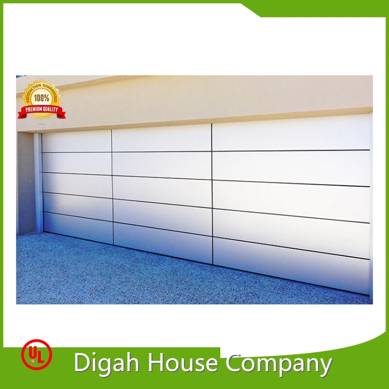 10x8 White Alucobond Overhead Door Up and Over Garage Doors Factory Prices 1