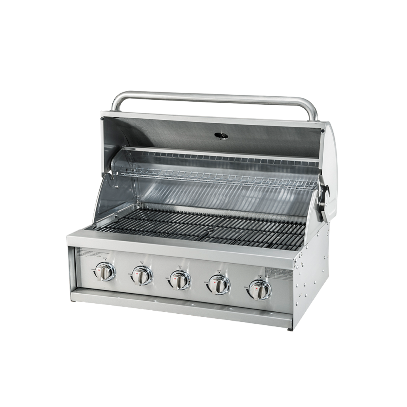 Built-in Gas Grill with 3 Stainless Steel Burners