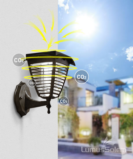 Lámpara solar para matar mosquitos IP65 LS-MR2103 9