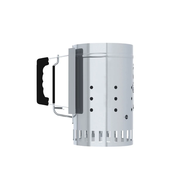 Wholesale price heat resistant stainless steel chimney starter plastic handle 1