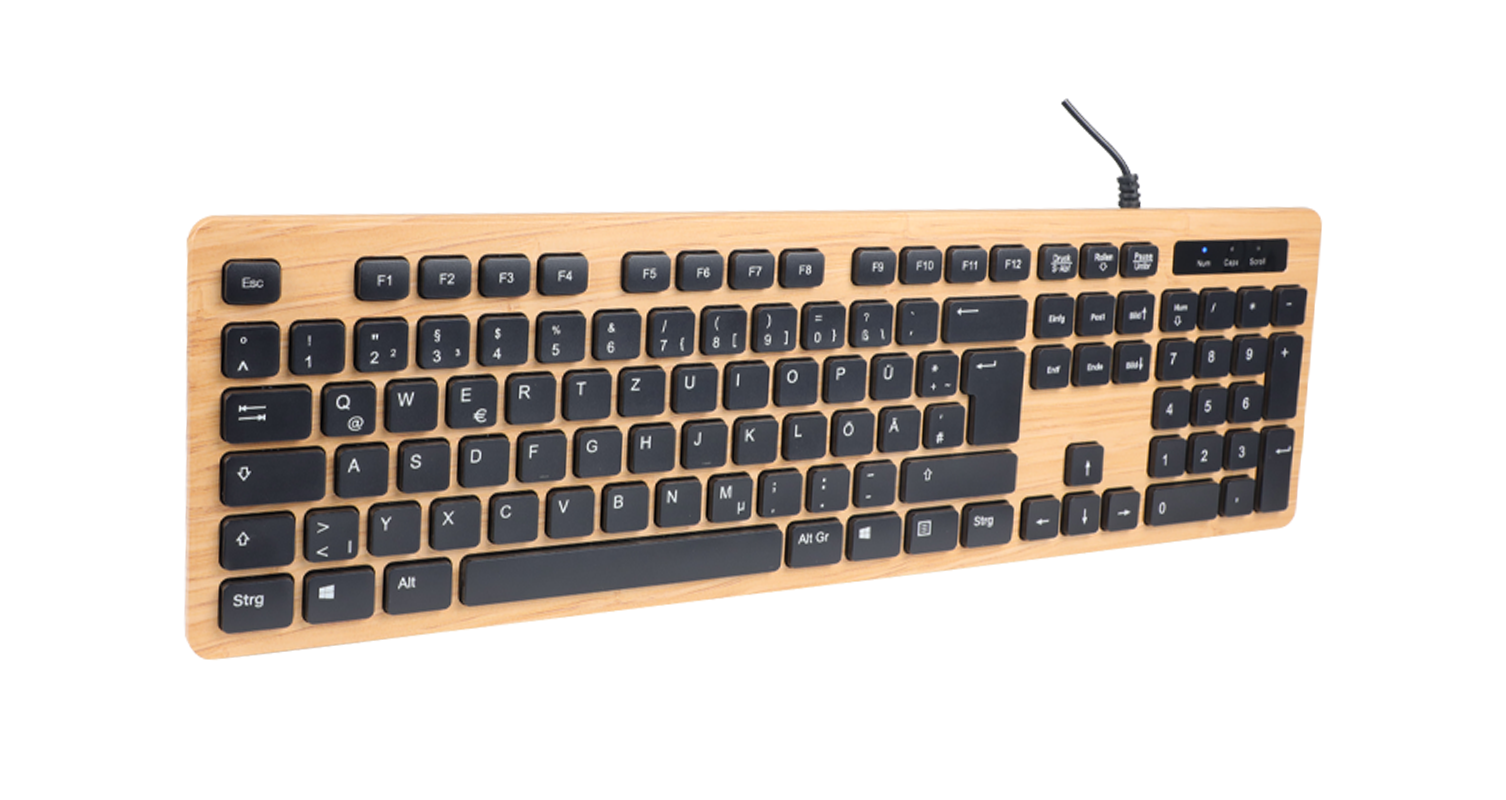 لوحة مفاتيح مكتب تصميم خشبي مخصص 2
