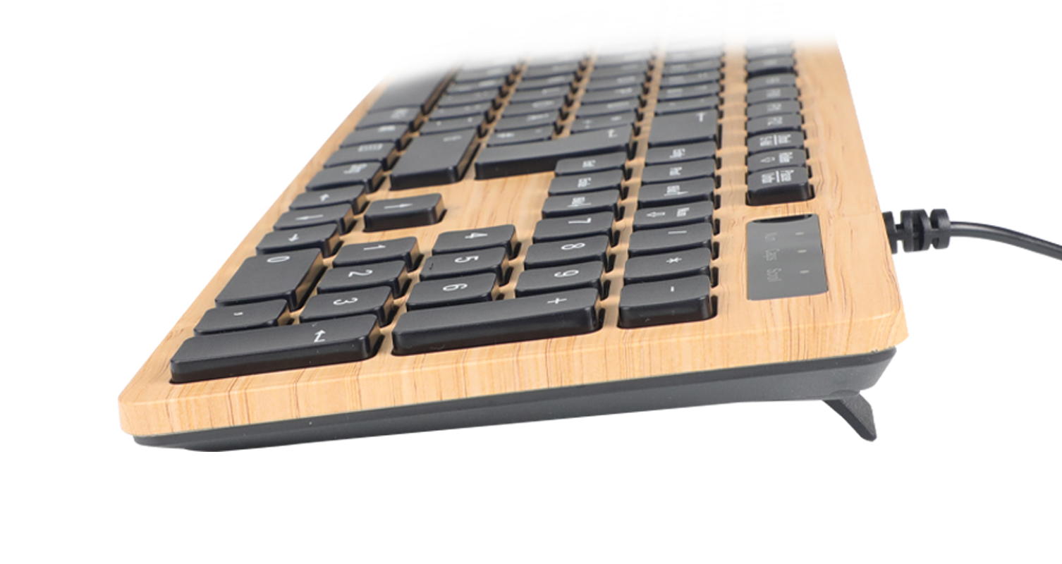 لوحة مفاتيح مكتب تصميم خشبي مخصص 3