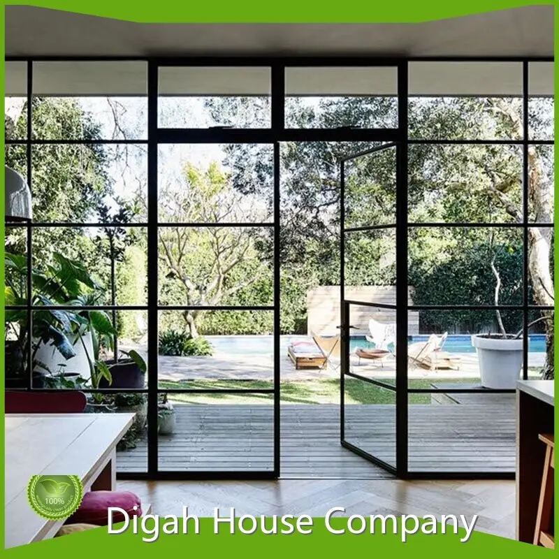Locks Digah Company Brand Aluminium Frame Swinging Grill Doors Factory Factory 1