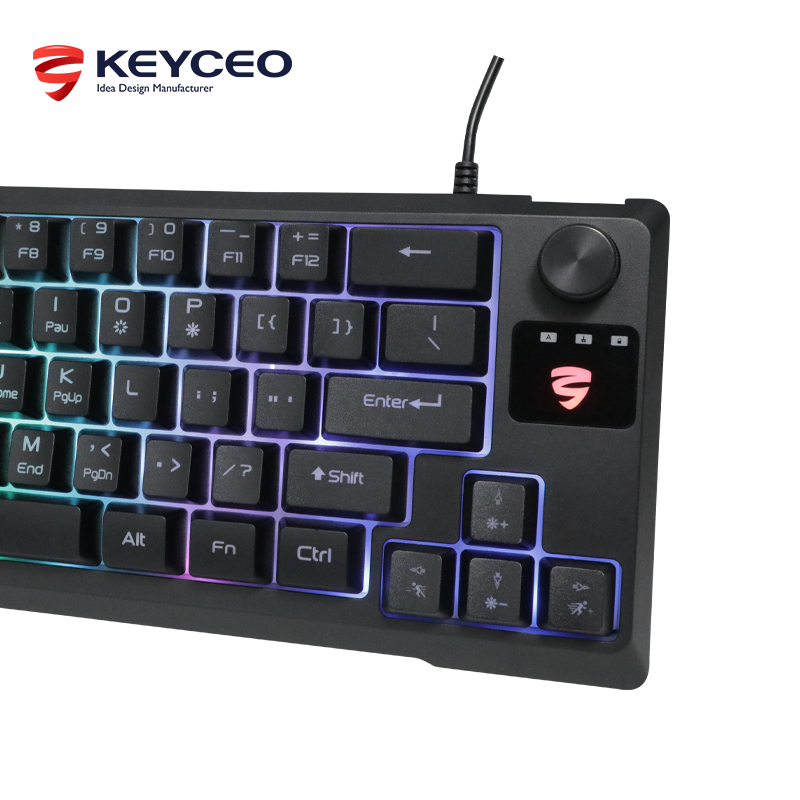 KY-K9964 Gaming keyboard is 64  Keys Multi Color RGB Illuminated LED Backlit Wired keyboard 6