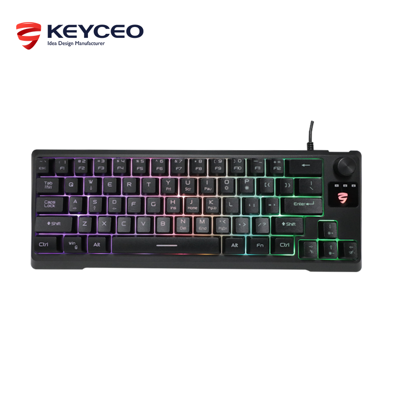  KY-K9964 Gaming keyboard is 64  Keys Multi Color RGB Illuminated LED Backlit Wired keyboard 5