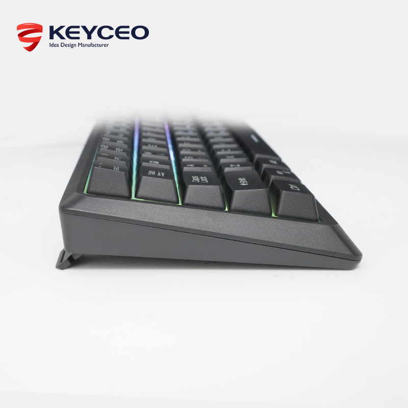 Silent 60% 2.4G Gaming Keyboard, RGB Backlit Ultra-Compact Mini Wireless Keyboard 8