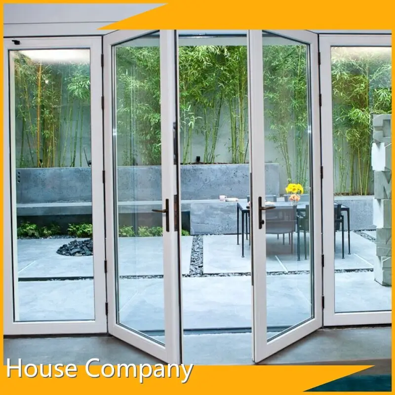 1.0mm-2.0mm Digah Company Brand Custom Aluminium Frame French Swing Doors Supplier 1