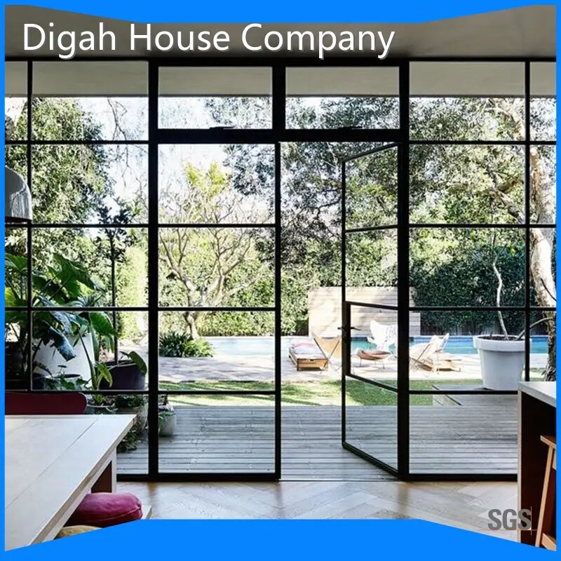 Quality Digah Company Brand DGD011 Aluminium Frame Swinging Grill Doors Factory 1