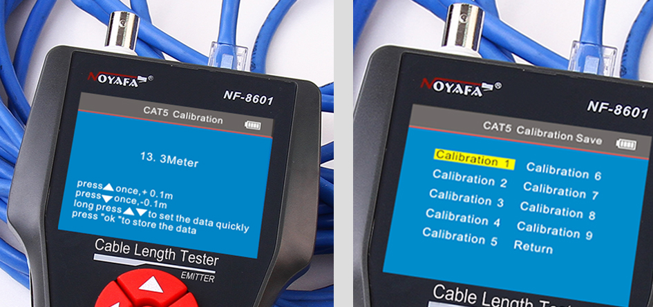 Noyafa multi functioned cable length tester cable tracker NF-8601 with PoE/PING/Port 13