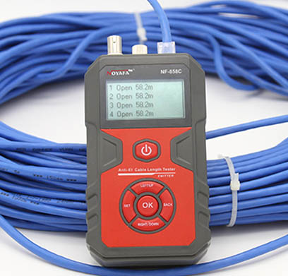 Noyafa NF-858C Portable RJ45 network wire tracker cable finder LCD cable tester 19
