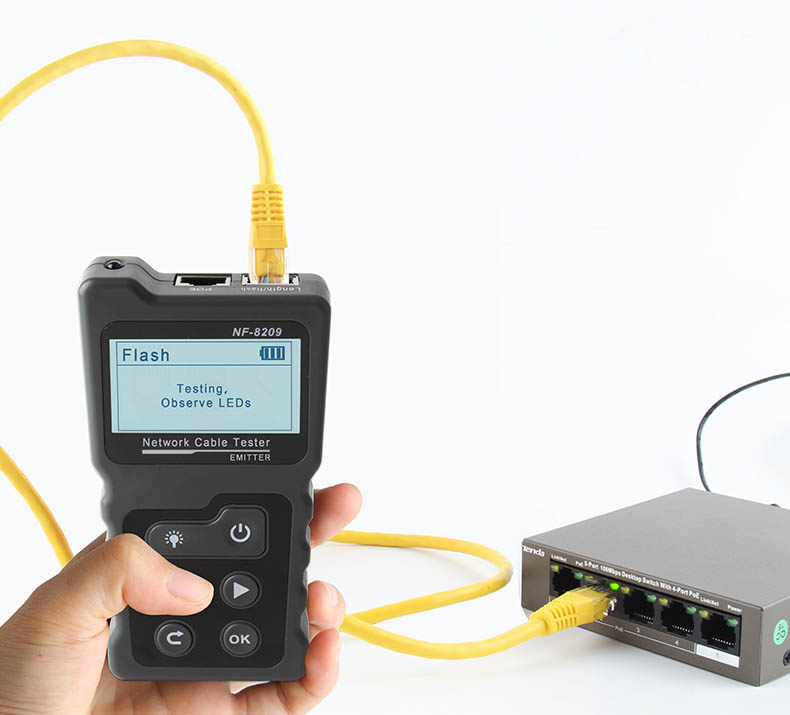 Toner and probe 3 cable tracking modes built-in NF-8209 with cable continuity testing 13